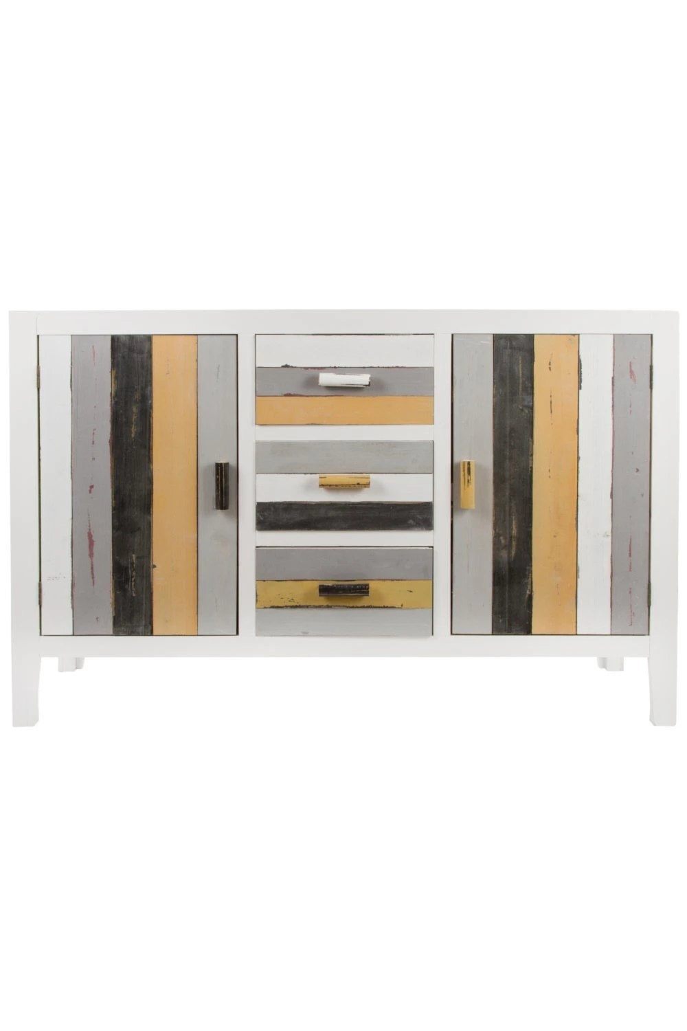 Sideboard STRIPES - bunt - 120 cm breit 2 Sideboard STRIPES - bunt - 120 cm breit – Bild 2