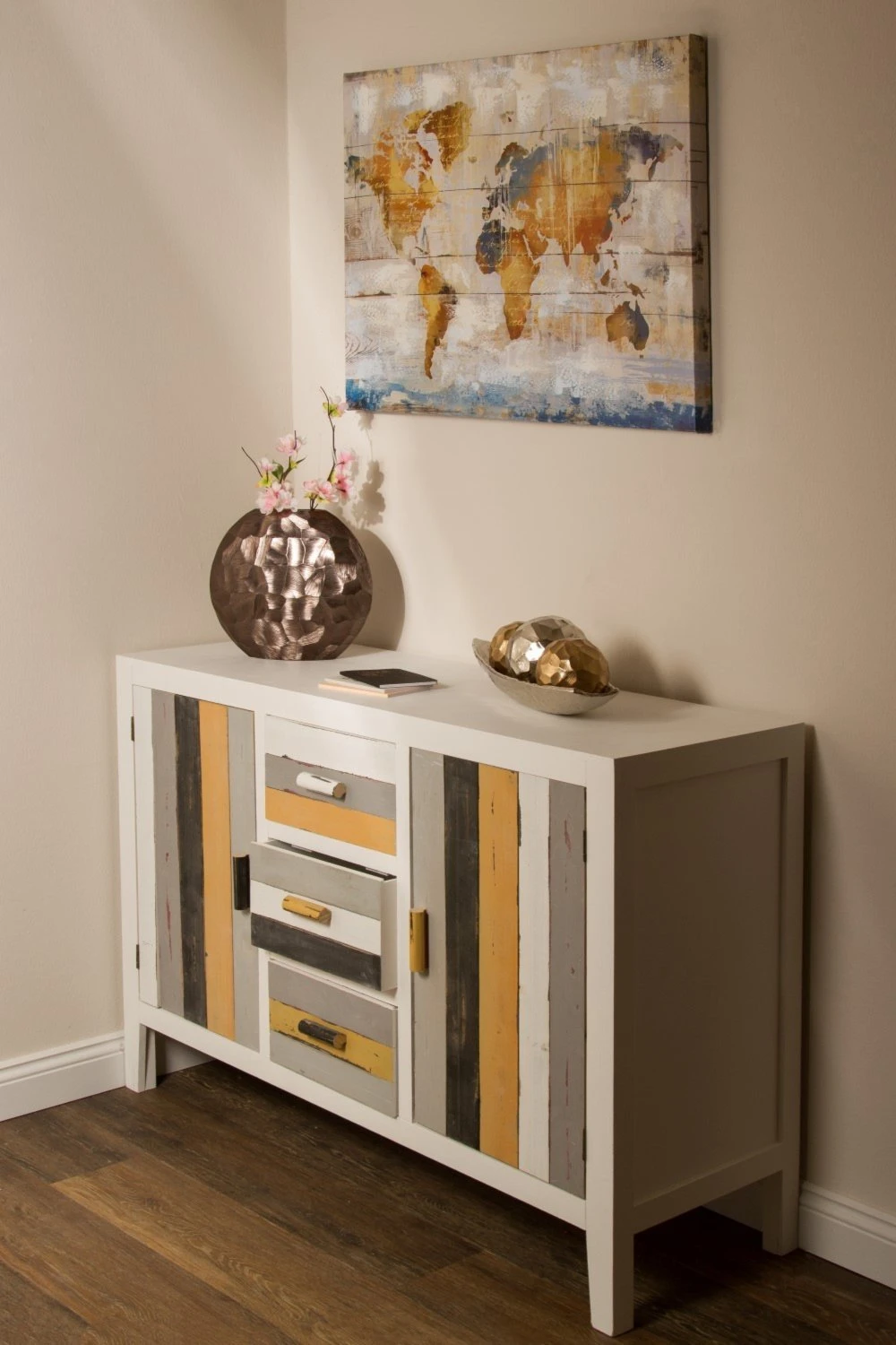 Sideboard STRIPES - bunt - 120 cm breit 4 Sideboard STRIPES - bunt - 120 cm breit – Bild 4