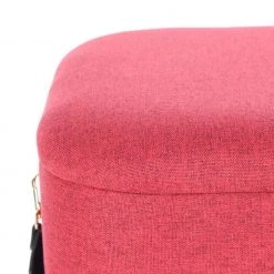 2er-Set Hocker ARABELLA 225 - rot-schwarz - ineinander stapelbar -Esszimmer Verkaufsgeschäft 9003801100 03 1600Wx1600H