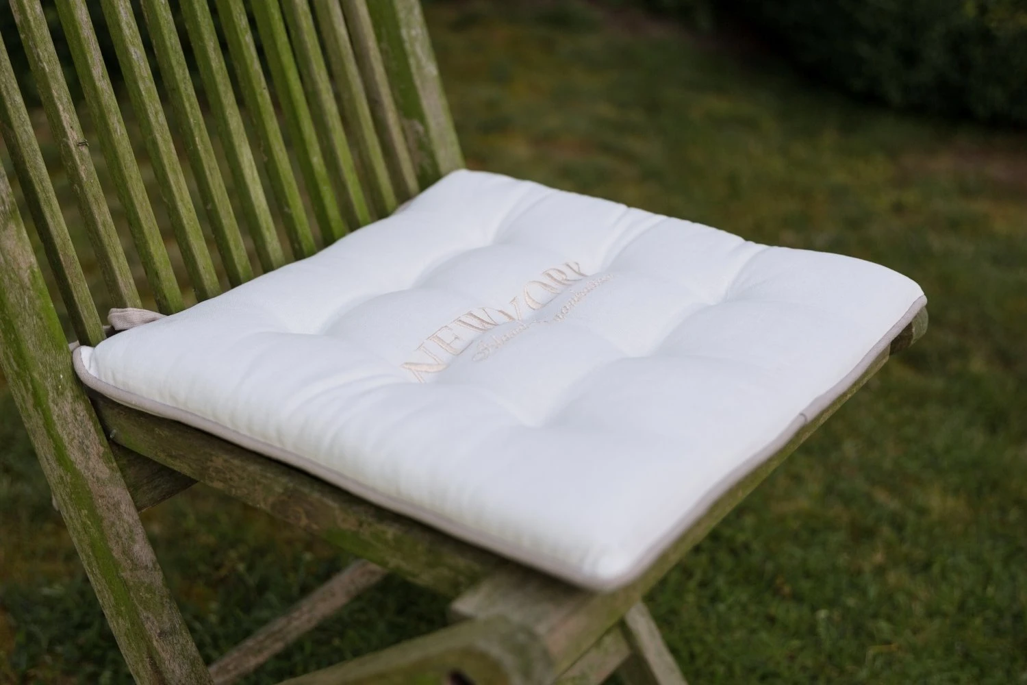 Sitzkissen NEW YORK - beige - 40x40 cm 4 Sitzkissen NEW YORK - beige - 40x40 cm – Bild 4