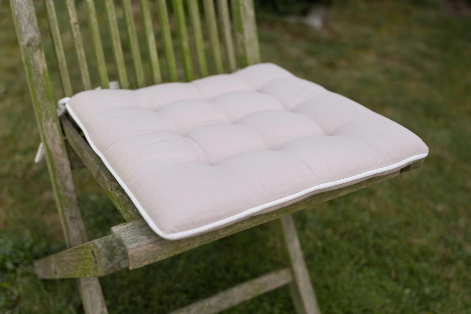 Sitzkissen CLASSIC - beige - 40x40 cm 3 Sitzkissen CLASSIC - beige - 40x40 cm – Bild 3