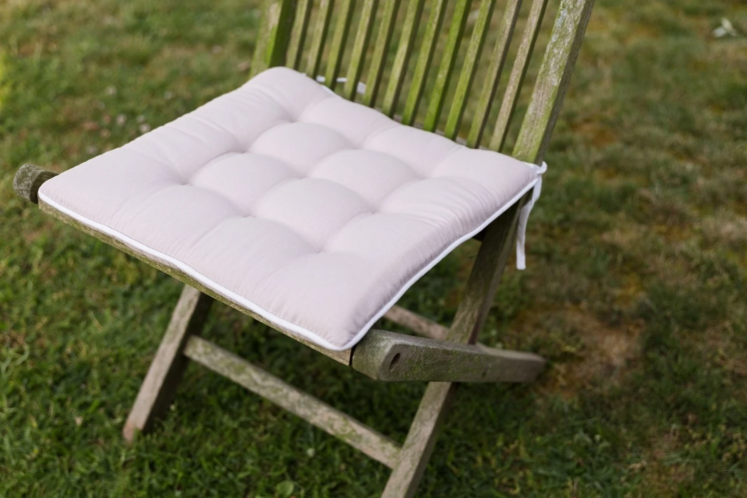 Sitzkissen CLASSIC - beige - 40x40 cm 4 Sitzkissen CLASSIC - beige - 40x40 cm – Bild 4