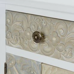 Kommode INEZ - weiß-braun - Holz -Esszimmer Verkaufsgeschäft 9003894200 03 1600Wx1600H