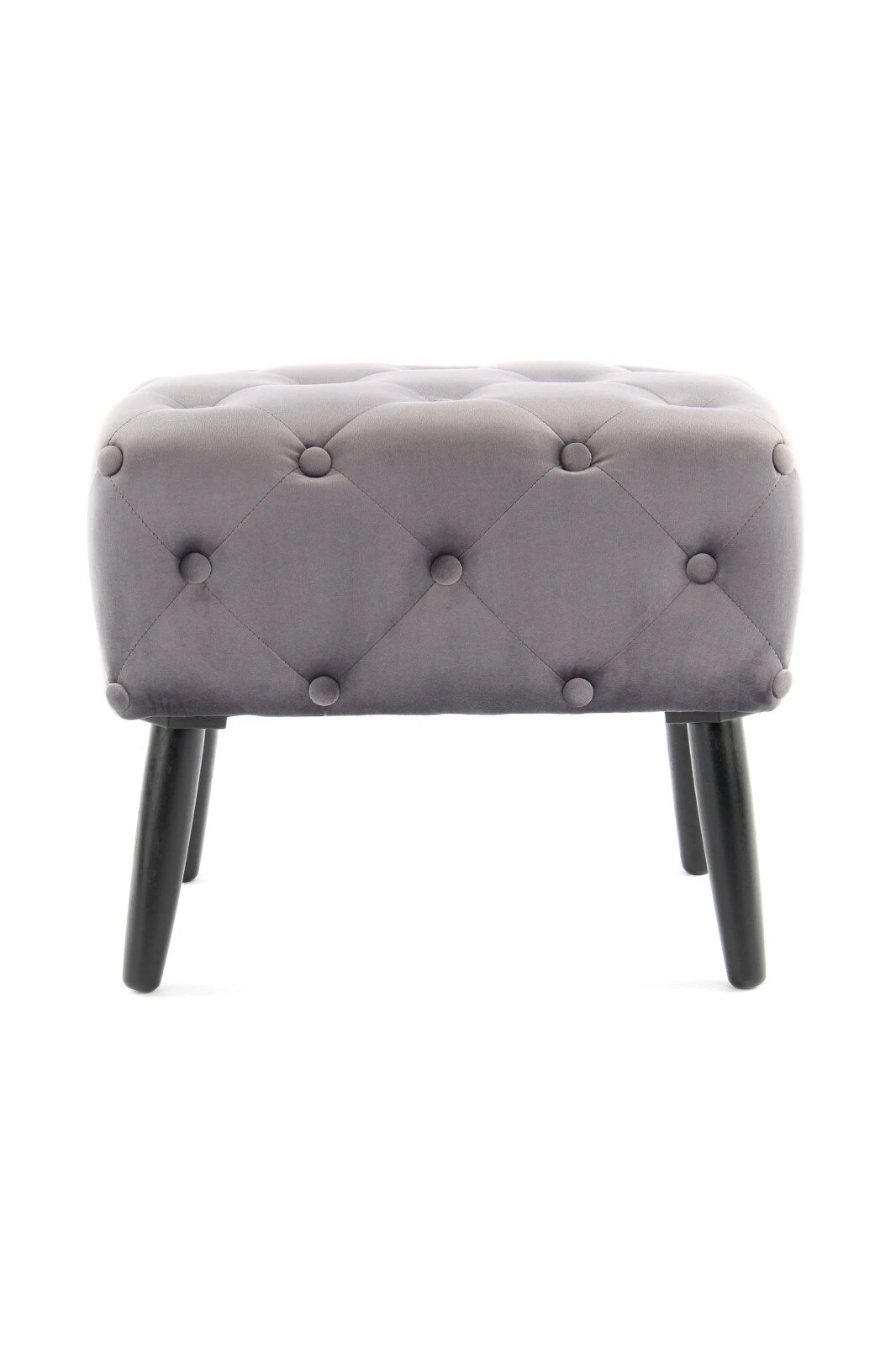 Polsterbank PIANO - grau-schwarz - Samt gesteppt 4 Polsterbank PIANO - grau-schwarz - Samt gesteppt – Bild 4