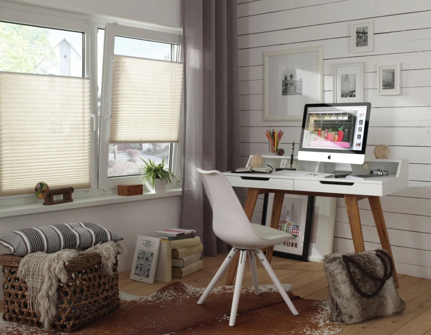 Plissee MIRONA - beige - 50x130 cm 2 Plissee MIRONA - beige - 50x130 cm – Bild 2