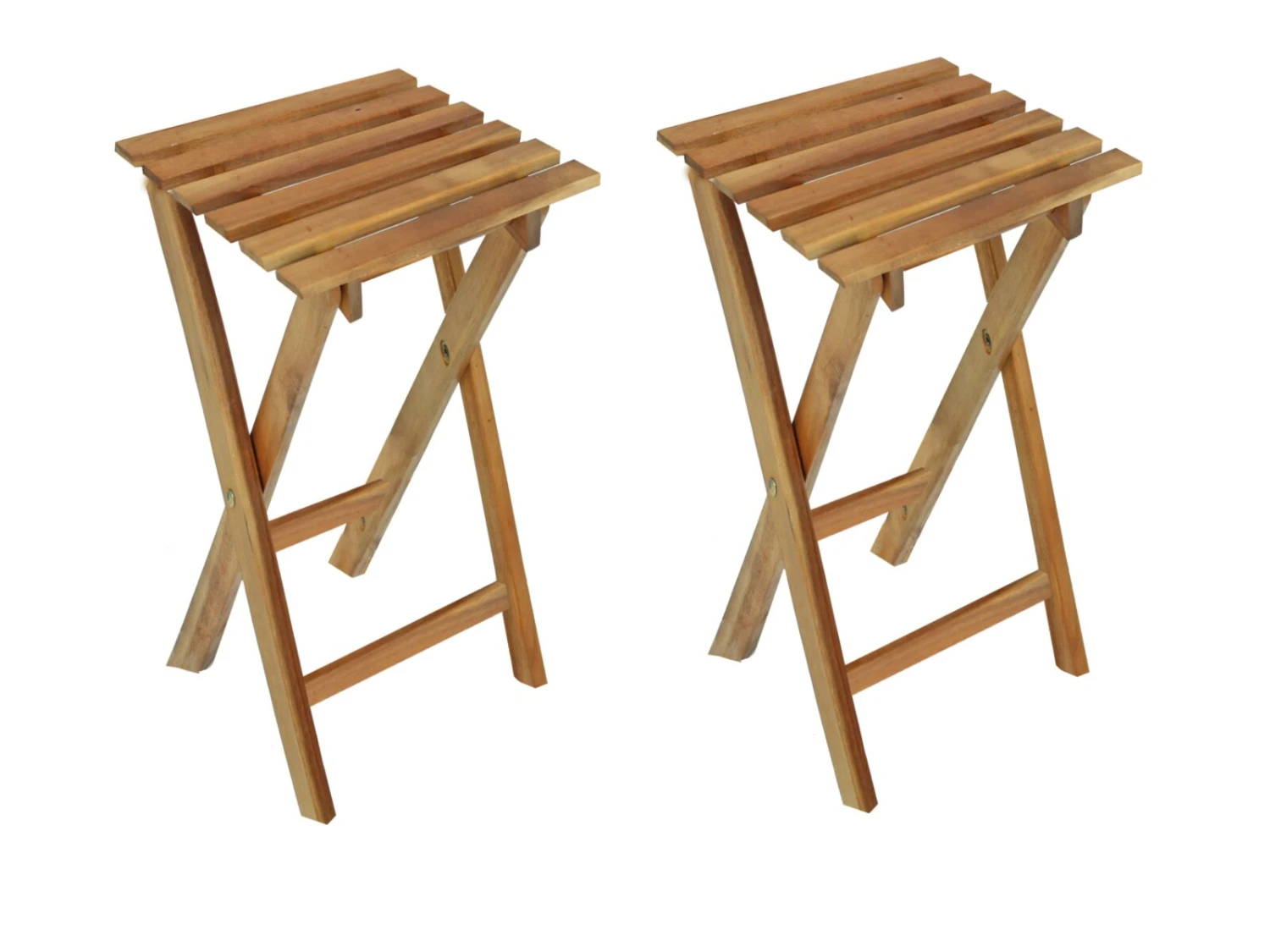 2er-Set Hocker YAKIMA - braun - Eukalyptus 1 2er-Set Hocker YAKIMA - braun - Eukalyptus