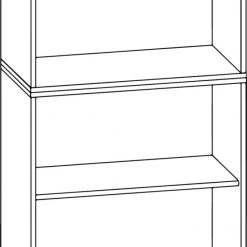 Aktenregal LONA XXL - Sonoma Eiche - 70 cm breit -Esszimmer Verkaufsgeschäft 9004235200 03 1600Wx1600H