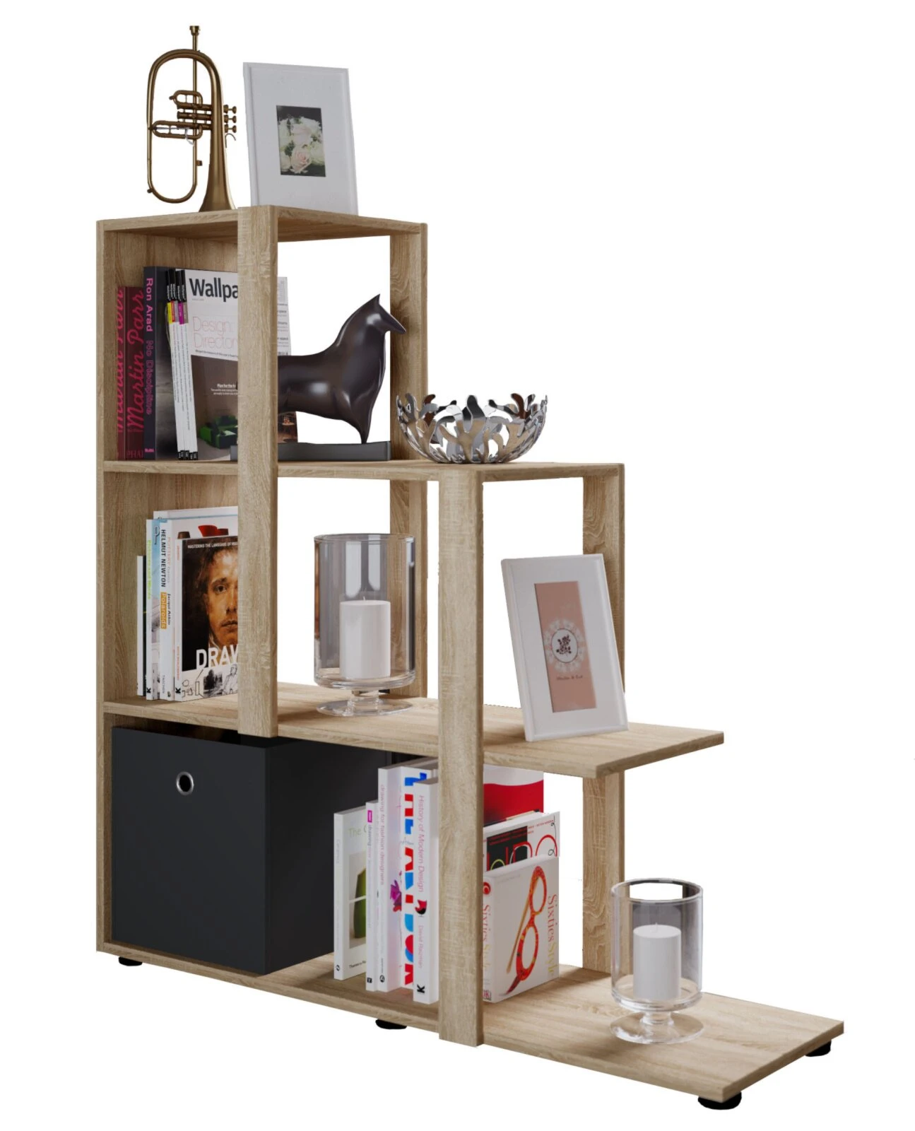 Raumteiler SLANDO - Sonoma Eiche - 105 cm breit 1 Raumteiler SLANDO - Sonoma Eiche - 105 cm breit