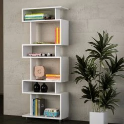 Bücherregal - weiß - 6 Fächer - 60 cm breit -Esszimmer Verkaufsgeschäft 9004318400 03 1600Wx1600H