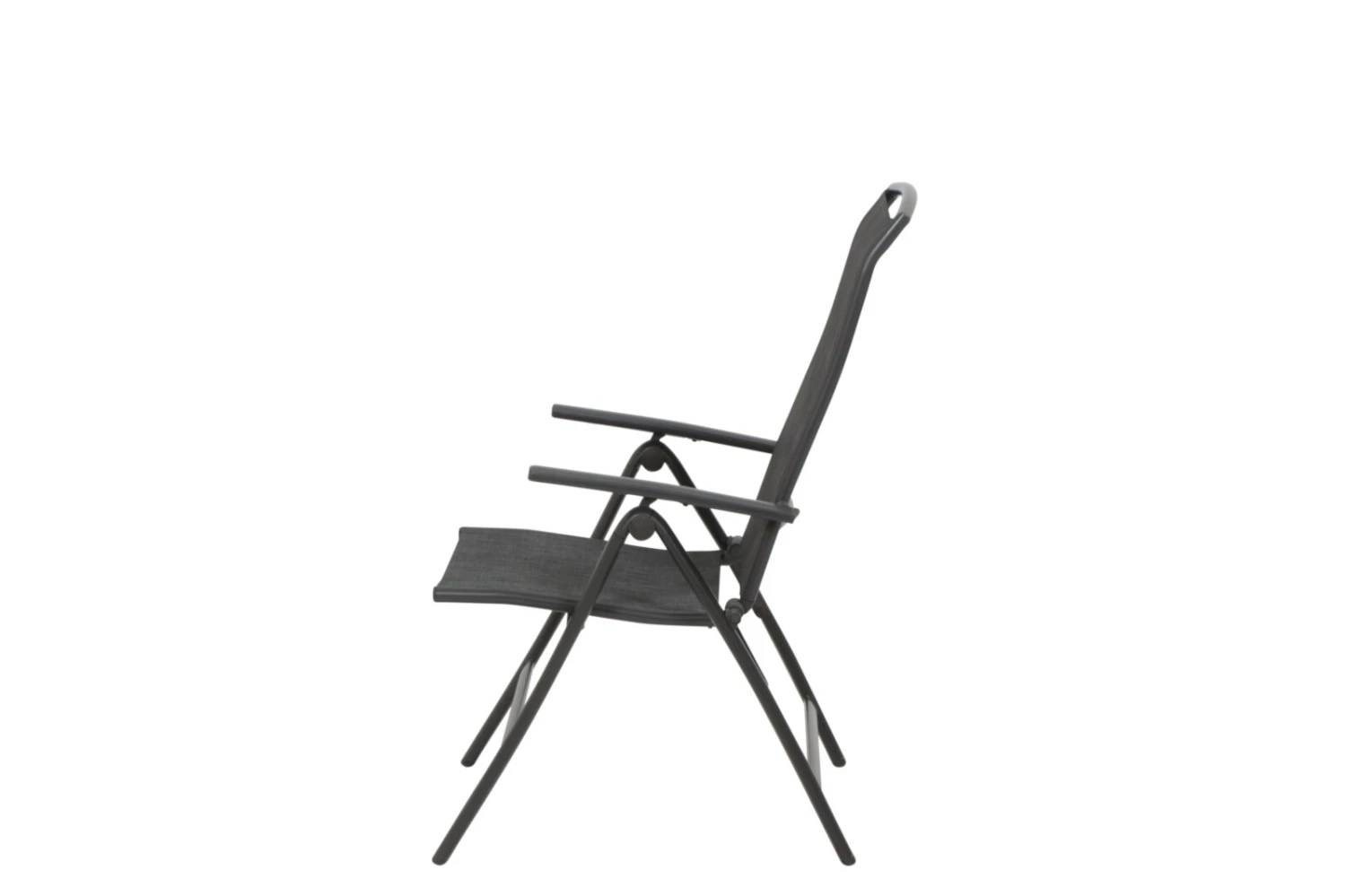 2er-Set Klappsessel LIVORNO - anthrazit - Aluminium 2 2er-Set Klappsessel LIVORNO - anthrazit - Aluminium – Bild 2