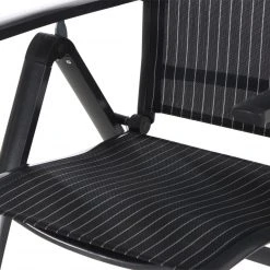 4er-Set Klappsessel MEDIRA - anthrazit - Aluminium -Esszimmer Verkaufsgeschäft 9004422400 04 1600Wx1600H