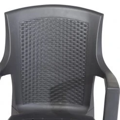 2-teiliges Set Stapelsessel Eden - anthrazit - Kunststoff 6 2-teiliges Set Stapelsessel Eden - anthrazit - Kunststoff -Esszimmer Verkaufsgeschäft 9004423200 03 1600Wx1600H