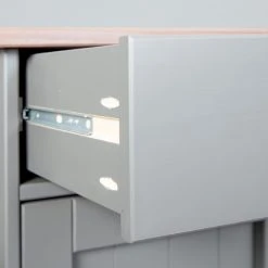 Sideboard LUZERNA - grau-sepia - Kiefer massiv - 131 cm 6 Sideboard LUZERNA - grau-sepia - Kiefer massiv - 131 cm -Esszimmer Verkaufsgeschäft 9004444700 03 1600Wx1600H