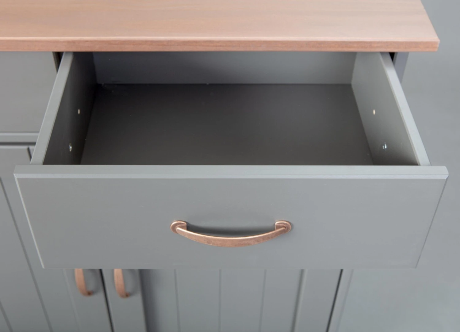 Kommode LUZERNA - grau-sepia - Kiefer massiv - 90 cm 3 Kommode LUZERNA - grau-sepia - Kiefer massiv - 90 cm – Bild 3