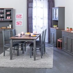 Kommode LUZERNA - grau-sepia - Kiefer massiv - 90 cm 7 Kommode LUZERNA - grau-sepia - Kiefer massiv - 90 cm -Esszimmer Verkaufsgeschäft 9004444800 04 1600Wx1600H