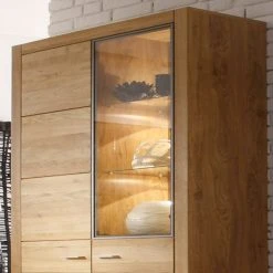 Hochvitrine HARTFORD - Wildeiche-Asteiche - 95,7 cm breit -Esszimmer Verkaufsgeschäft 9004472300 03 1600Wx1600H