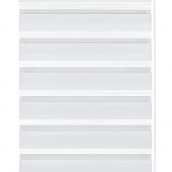 Mini-Doppelrollo - weiß - 45x150 cm