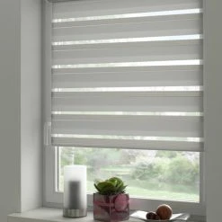 Mini-Doppelrollo - grau - 60x150 cm -Esszimmer Verkaufsgeschäft 9004693600 03 1600Wx1600H