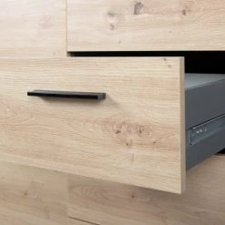 Kommode CORBETO - anthrazit - Eiche Artisan - 94 cm -Esszimmer Verkaufsgeschäft 9004830000 04 1600Wx1600H