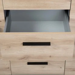 Sideboard CORBETO - anthrazit - Eiche Artisan - 134 cm 8 Sideboard CORBETO - anthrazit - Eiche Artisan - 134 cm -Esszimmer Verkaufsgeschäft 9004830100 04 1600Wx1600H