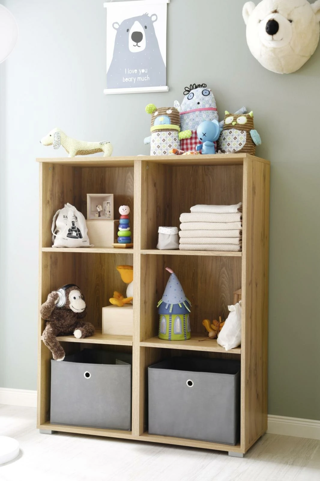 Regalelement - Wotan Eiche - 93 cm breit 3 Regalelement - Wotan Eiche - 93 cm breit – Bild 3