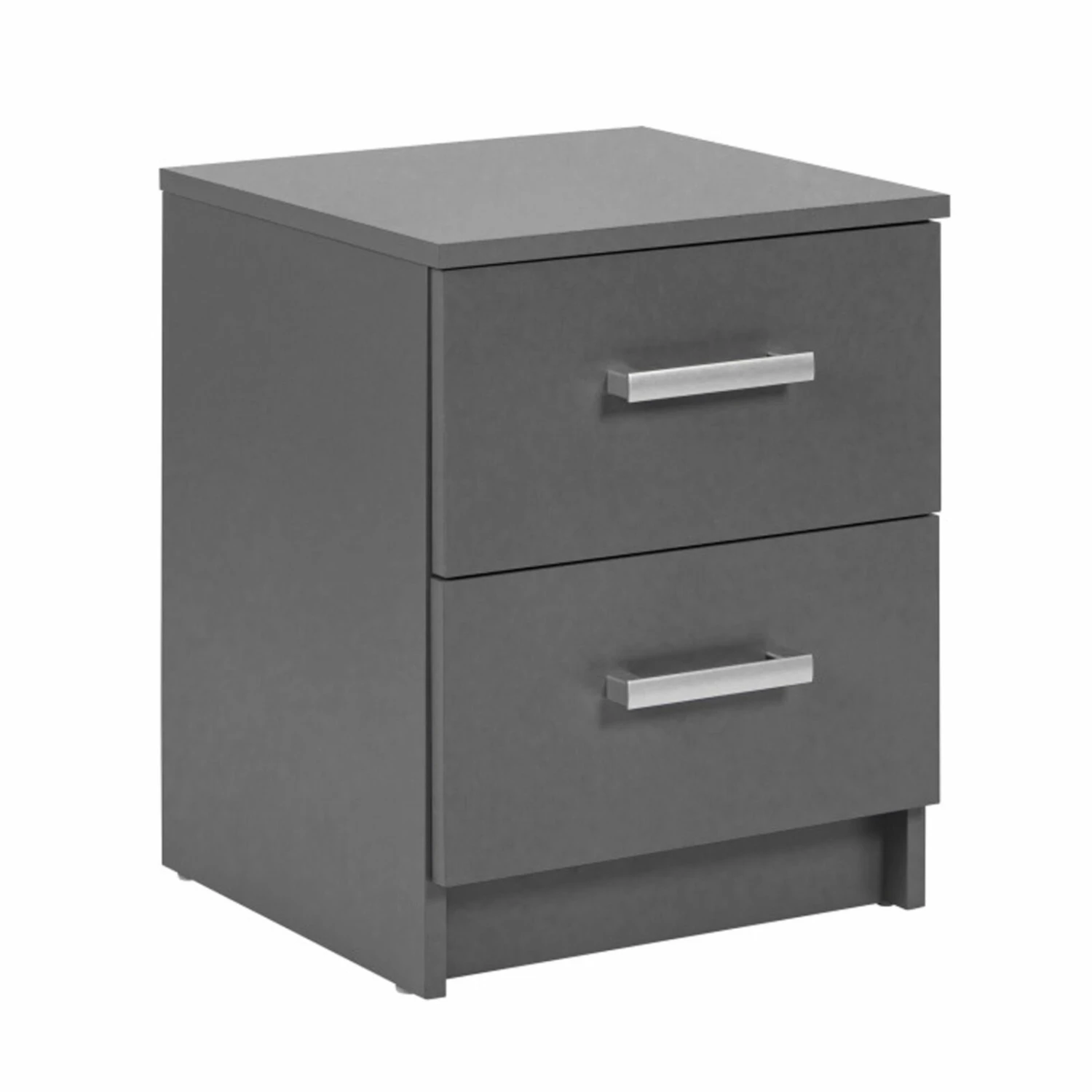 Kommode ELENZIO - graphitgrau - 2 Schubkästen - 41,2 cm 1 Kommode ELENZIO - graphitgrau - 2 Schubkästen - 41,2 cm