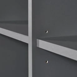 Regal ELENZIO - graphitgrau - 191,2 cm hoch -Esszimmer Verkaufsgeschäft 9005163200 03 1600Wx1600H