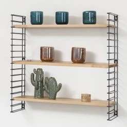 Bücherregal - Buche-schwarz - 3 Ablagen - 70 cm 7 Bücherregal - Buche-schwarz - 3 Ablagen - 70 cm -Esszimmer Verkaufsgeschäft 9005170400 04 1600Wx1600H