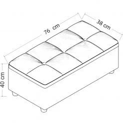 Sitzbank - blau - Stauraum - 180 cm -Esszimmer Verkaufsgeschäft 9005258100 04 1600Wx1600H
