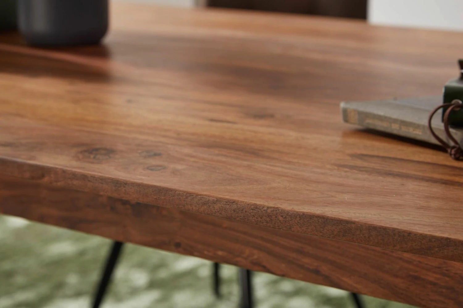 Esszimmertisch - Sheesham massiv - 120x60 cm 4 Esszimmertisch - Sheesham massiv - 120x60 cm – Bild 4