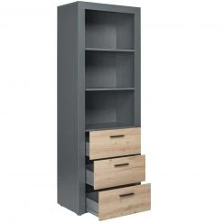 Highboard CORBETO - anthrazit - Artisan Eiche - 69 cm -Esszimmer Verkaufsgeschäft 9005267000 03 1600Wx1600H