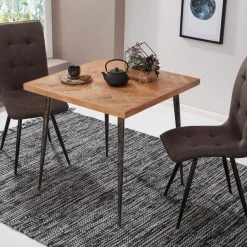 Esstisch - Akazie massiv - 80x80 cm