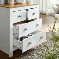 Kommode - weiß-Eiche - Schubkästen - 81 cm 7 Kommode - weiß-Eiche - Schubkästen - 81 cm -Esszimmer Verkaufsgeschäft 9005274000 04 1600Wx1600H