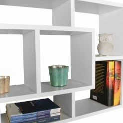 Wandregal - weiß - Holz - 8 Fächer - 85 cm breit 7 Wandregal - weiß - Holz - 8 Fächer - 85 cm breit -Esszimmer Verkaufsgeschäft 9005339300 04 1600Wx1600H