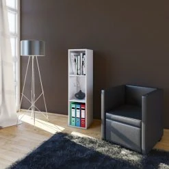 CD/DVD-Sammel-Regal MENDAS - weiß - 3-Fach - 34 cm -Esszimmer Verkaufsgeschäft 9005454500 03 1600Wx1600H